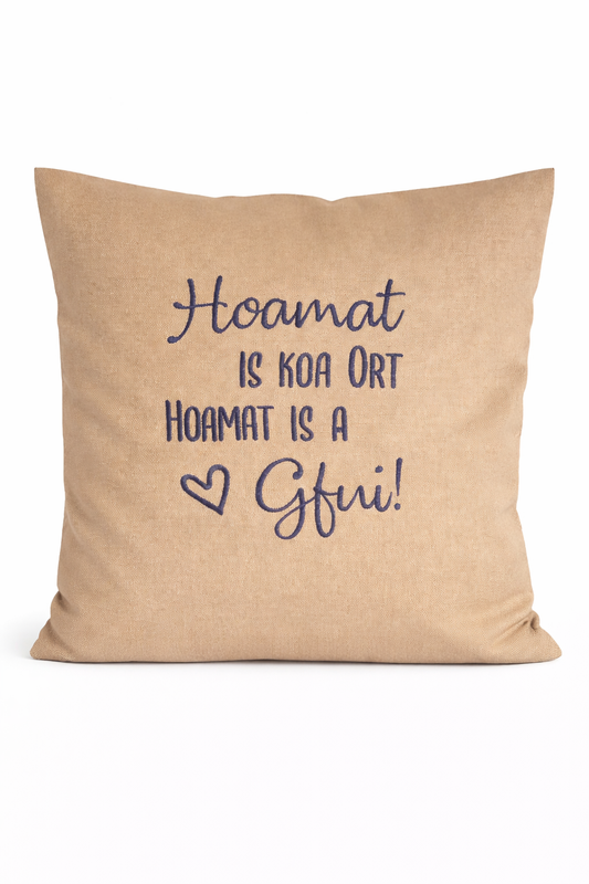 Kissenbezug -Hoamat - Geschenk-Zuhause / Heimat WOHNACCESSOIRES