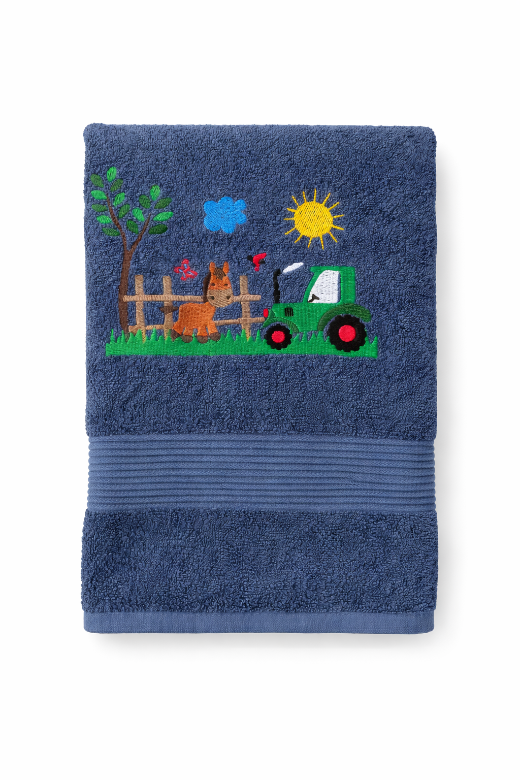 Badehandtuch/Strandhandtuch "Bauernhof" Baumwolle/Frotee