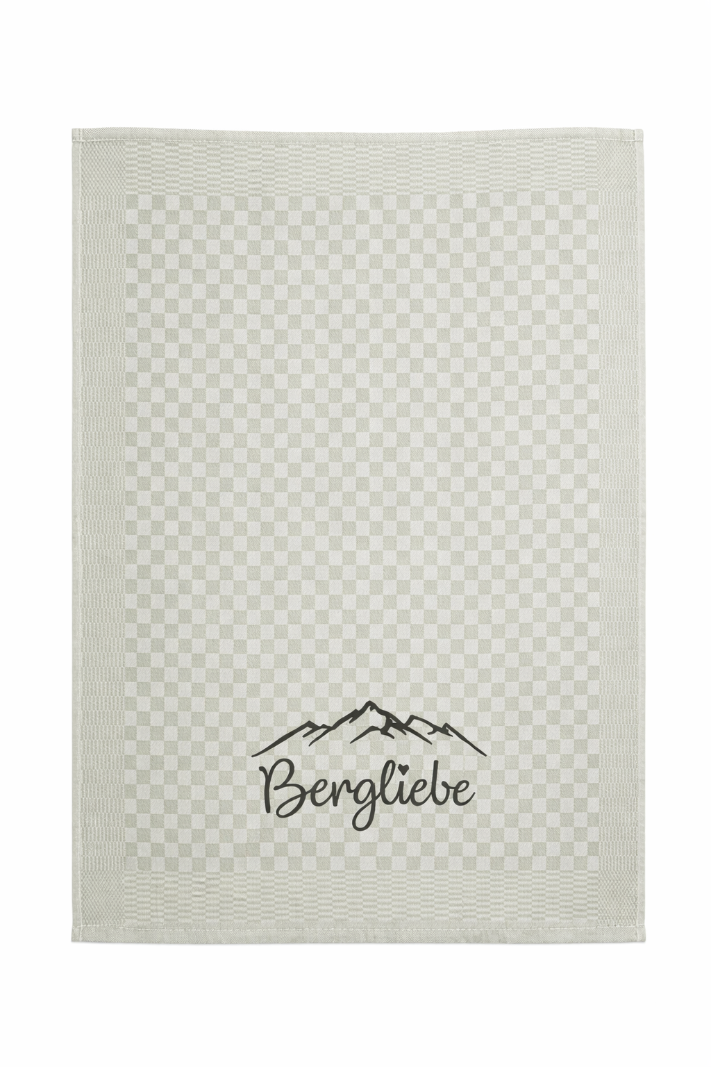 Geschirrtuch Küchenhandtuch bestickt 50x70 Baumwolle Küchendeko Geschenk für Bergliebhaber Bergliebe