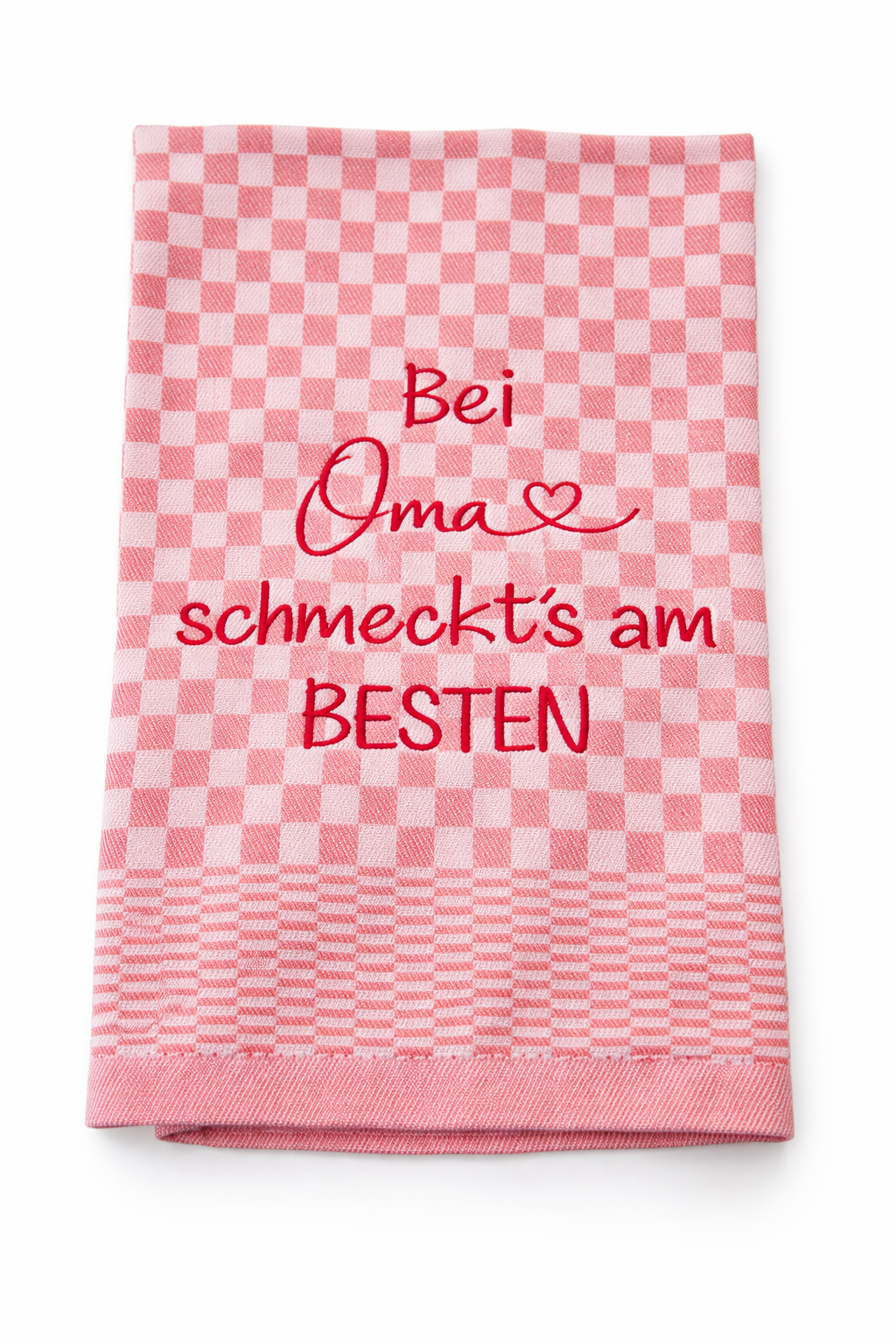 Geschirrtuch Küchenhandtuch bestickt 50x70 Baumwolle Küchendeko Geschenk für Oma Großmutter