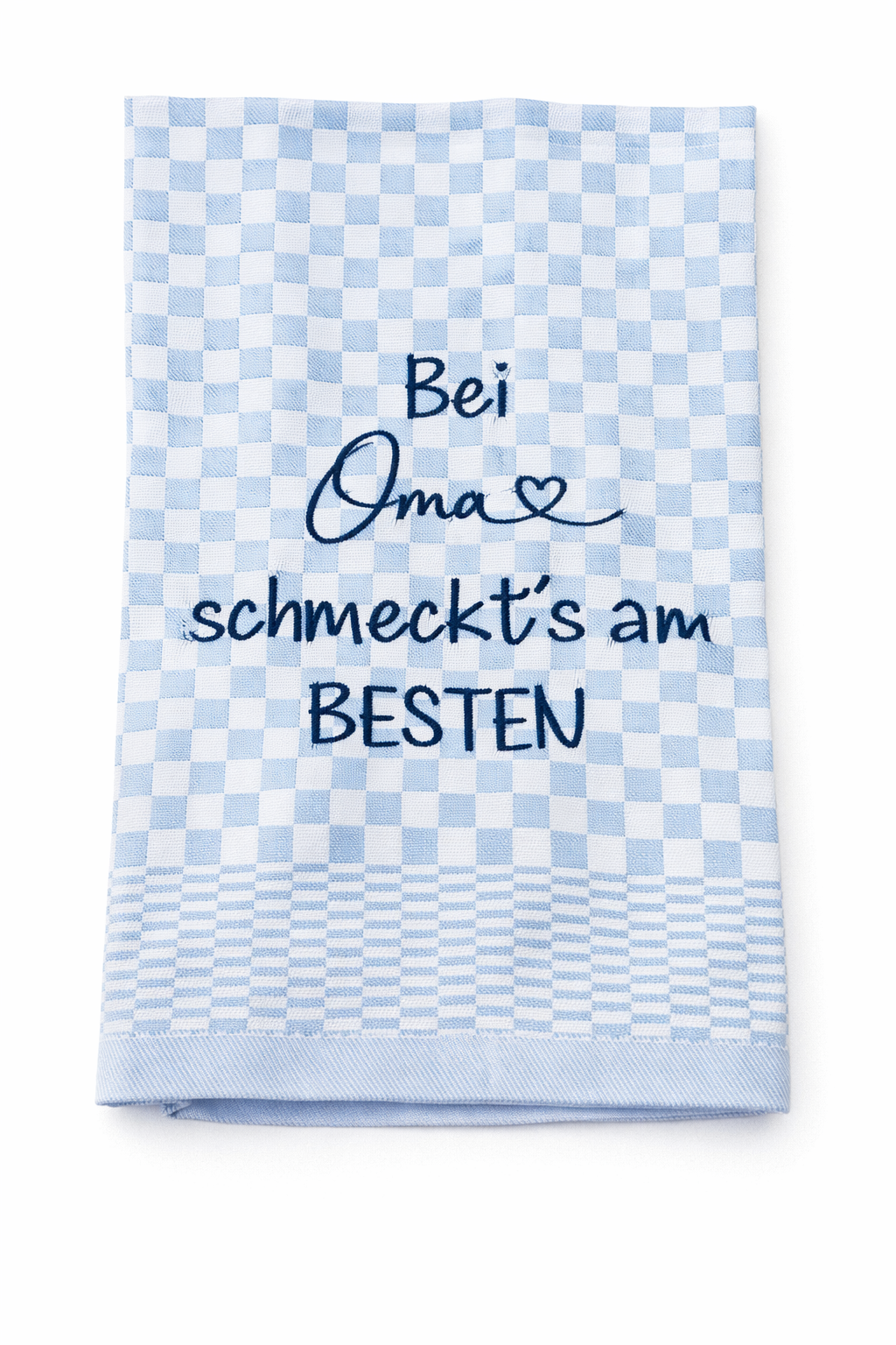Geschirrtuch Küchenhandtuch bestickt 50x70 Baumwolle Küchendeko Geschenk für Oma Großmutter