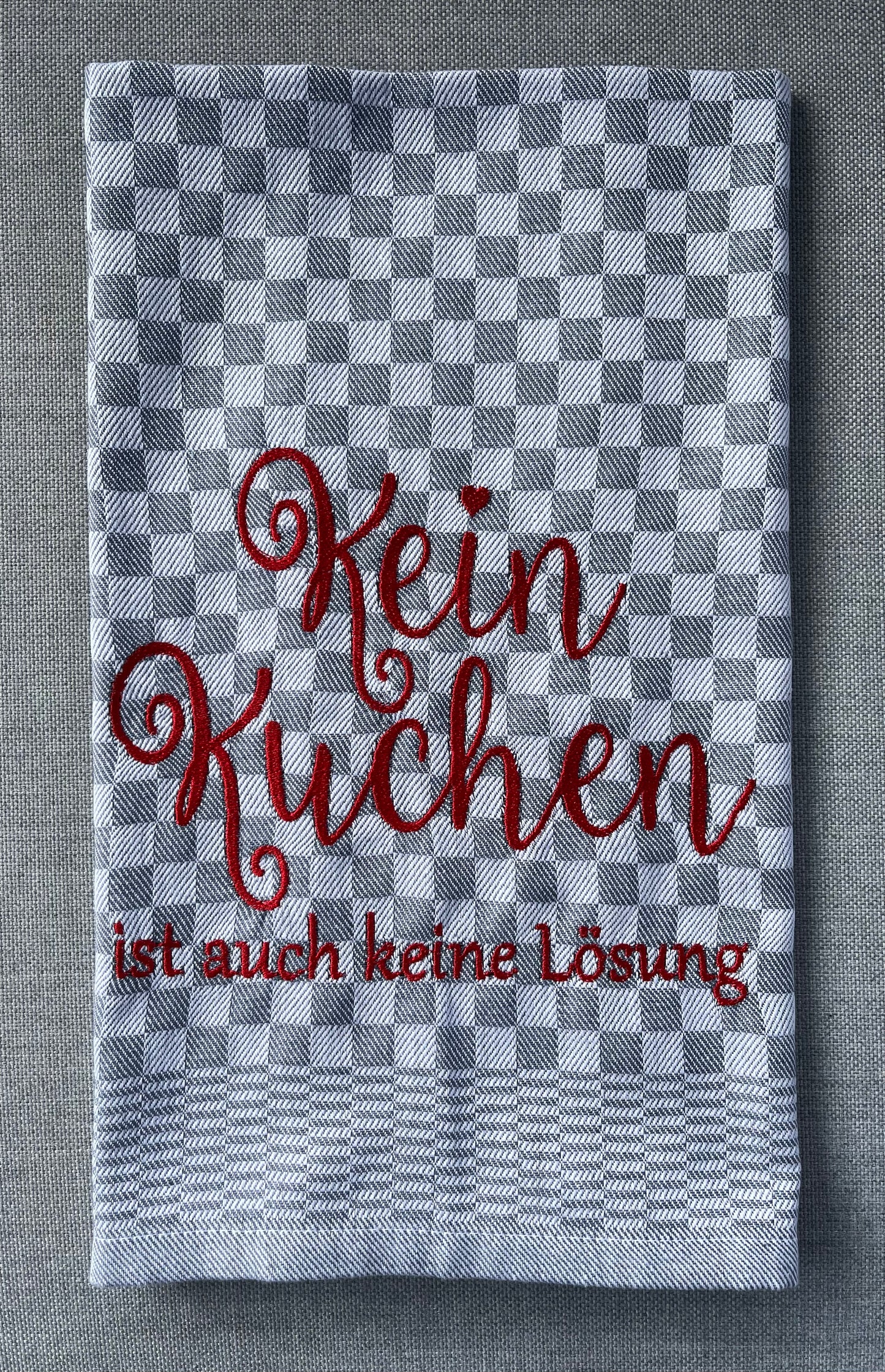 KUCHEN - Geschirrtuch bestickt, Küchentuch, Küche, Geschenk, Geschenkidee, Einladung (Kopie)