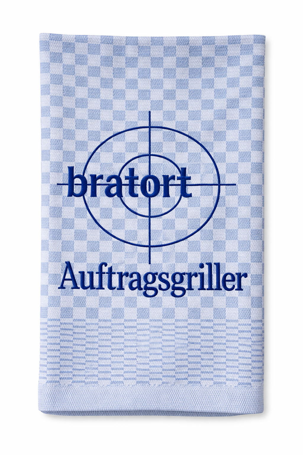 Geschirrtuch Küchenhandtuch bestickt 50x70 Baumwolle Küchendeko Geschenk für Griller Grillmeister Bratort