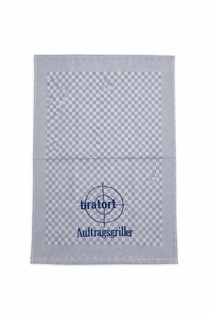 Geschirrtuch Küchenhandtuch bestickt 50x70 Baumwolle Küchendeko Geschenk für Griller Grillmeister Bratort