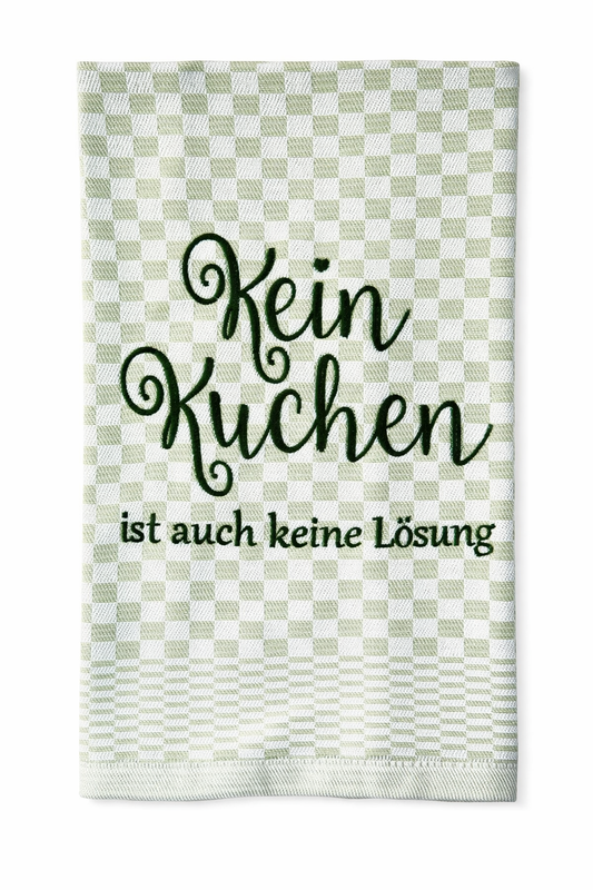 Geschirrtuch Küchenhandtuch bestickt 50x70 Baumwolle Küchendeko Geschenk für Kuchenliebhaber