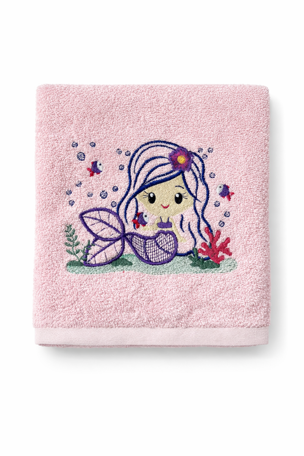 Badehandtuch/Strandhandtuch "Meerjungfrau" Baumwolle/Frotee