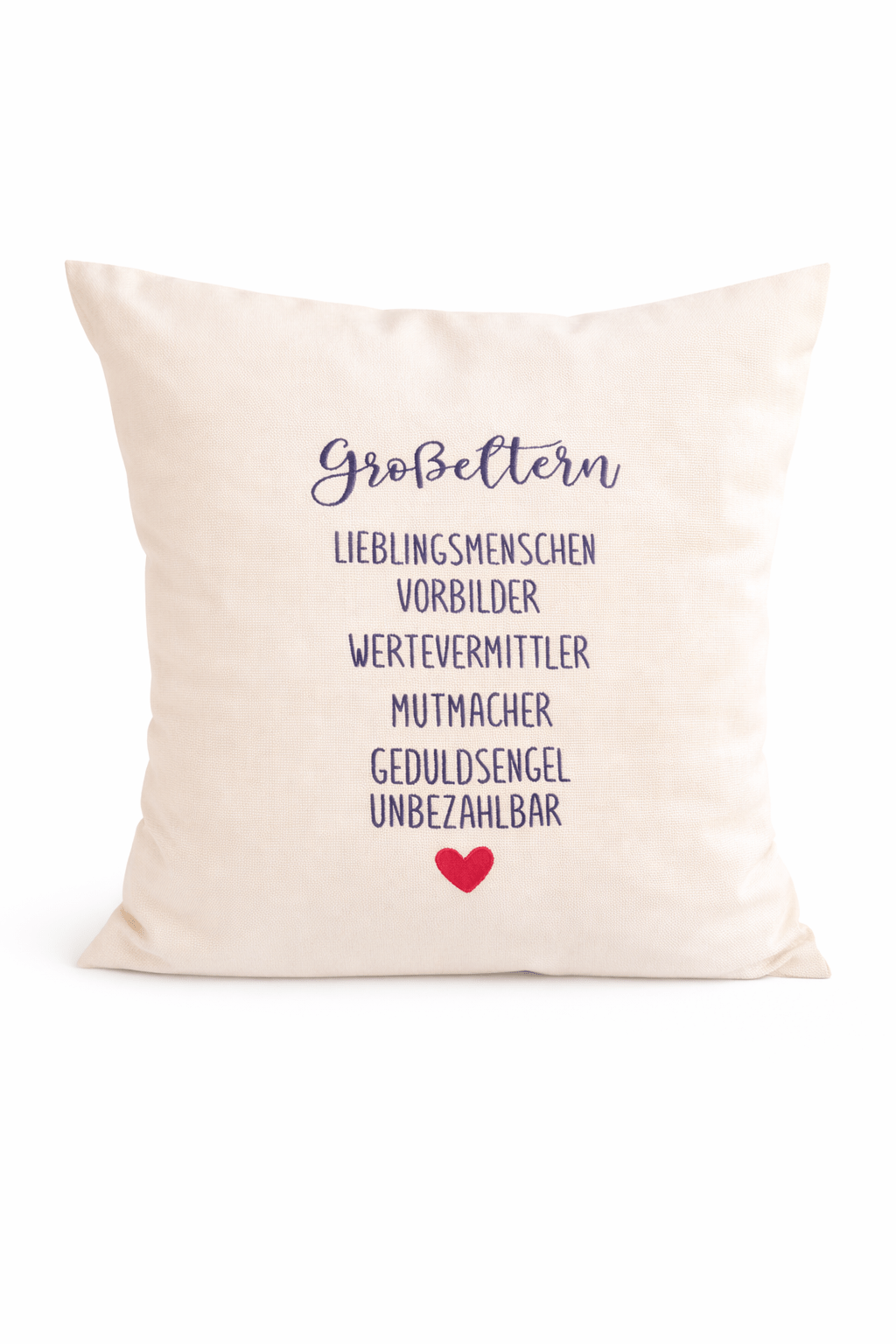 Kissenbezug - bestickt -Großeltern- Geschenk-Großeltern - WOHNACCESSOIRES