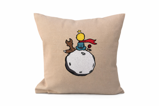 Kissenbezug Zierkissen 40x40 bestickt Baumwolle - Deko für Wohnzimmer Geschenk für Kinderzimmer & Lieblingsmenschen